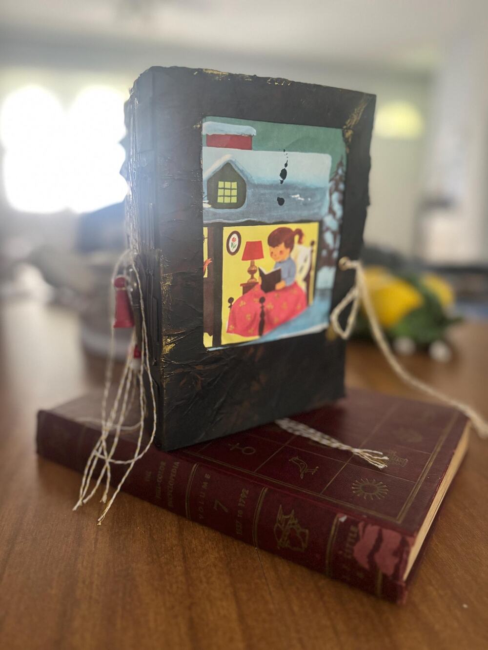 Eco-Friendly Junk Journal: Vintage Paper, Tea-Dyed Pages & Charms Handmade